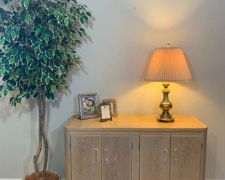 Wood Storage Cabinet