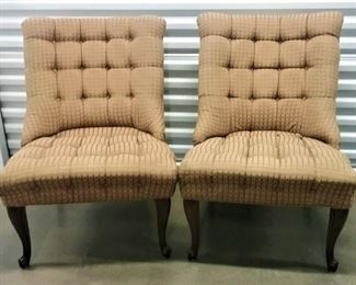 Pair of Slipper Chairs Asking $25 for the pair
