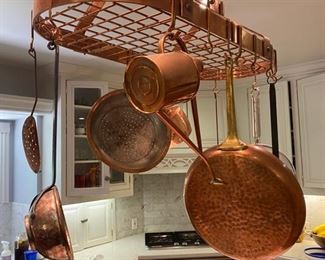 Gourmet French Copper cookware.