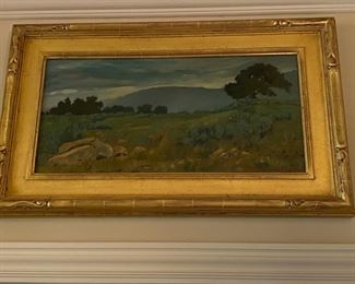 Oil painting of a Ventura county meadow by Bjorn Rye.
