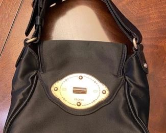 Escada Black handbag.