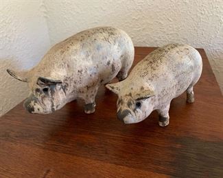 Mc Carty Pottery Pigs