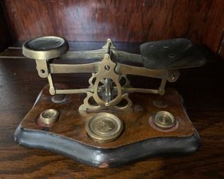 Antique Scale and weights