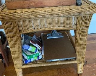 wicker table