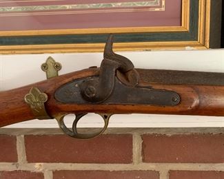 antique percussion cap
rifle