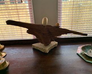 Driftwood sculpture