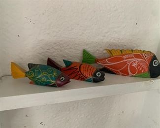 Decorative Wood Fish