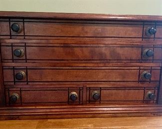 Antique spool Cabinet