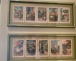 Antique Prints of Ten Commandments
