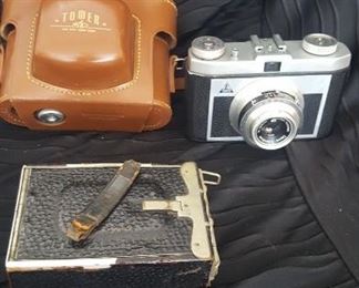 Tower Rangefinder and Premoette Cameras