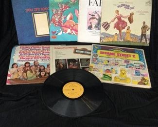 Vintage Vinyl Albums Movies Musicals Broadcast TV 1960s and 1970s of Albums and Covers from the 1960s and 1970s