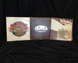 Vinyl Albums Beatles and Led Zeppelin