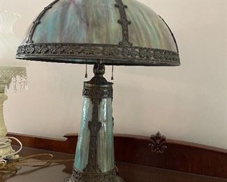 Antique Slag lamp