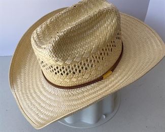 27/  Stetson  • XXXXX • Authentic XS Straw hat  • SZ58 (7  1/8) • $44 