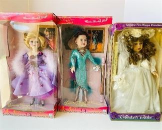 34/  Lot of 3 Dolls • $50 