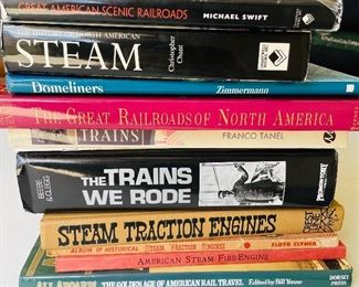 38/ Railroad books, various titles and authors • sold as Lot • $40