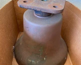 53/ NOW $250 Railroad bell • Solid cast iron •  12" x 10” • $325