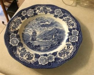 Front side of Loch Scotland plate 