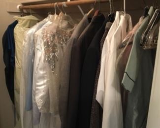 Wedding dress (3 pieces), formalwear, suits, miscellaneous 