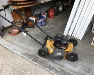 Garage - lawnmower 