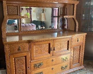 Beautiful antique bar hutch