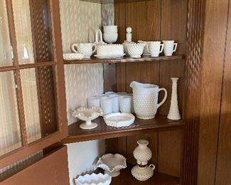 White hobnail collection