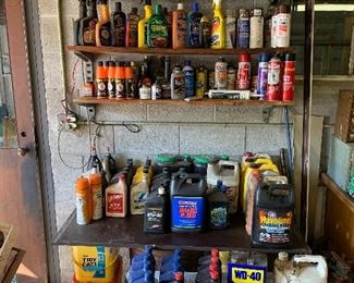 Lots of fluids for auto needs