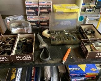 Large selection of car parts