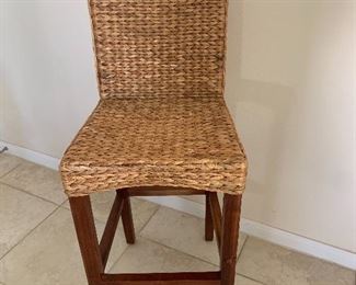 $85- Woven bar stool 