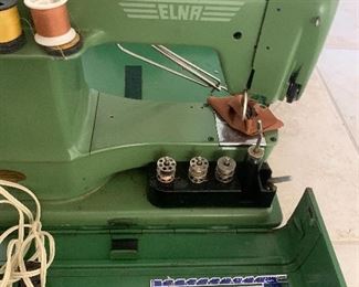 $225- OBO- Highly sought after Elna sewing machine with accessories . Machine needs repair / A rare offering 