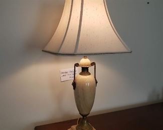 Vintage alabaster lamp