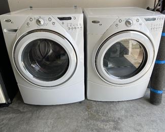 Whirlpool DUET washer/dryer.  Sold separately.