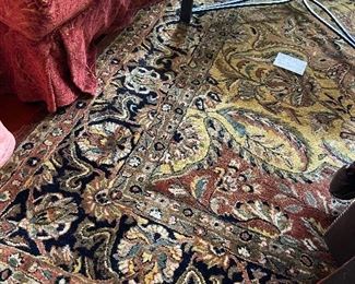 Great condition, wool rug with neutral colors.  Approx. 9x12.