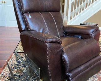 Awesome electric leather recliner.