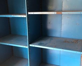 Metal shelving
