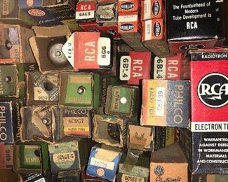 Many vintage tubes!