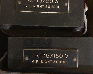 GE Night School Equipment