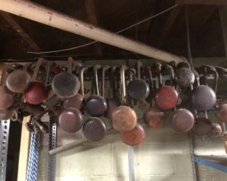 Many hand drills !