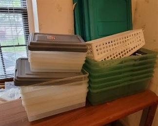 Lot of Organizer Totes