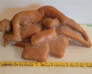 Wax Sculpture of Woman Resting