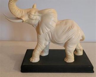 Classic Figurine by A. Santini Elephant Sculpture