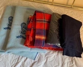Lot of throw blankets