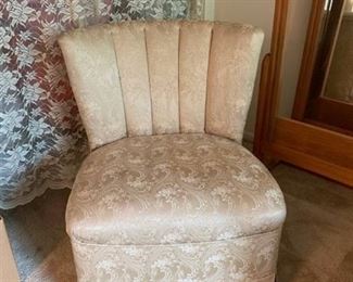 Occasional chair and pillow