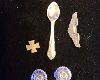 Assorted Sterling pins
