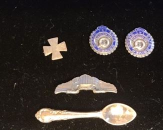 Assorted Sterling pins