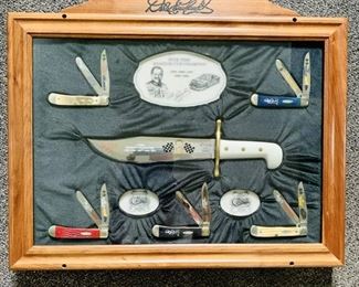 Case X Dale Earnhardt Knife Display