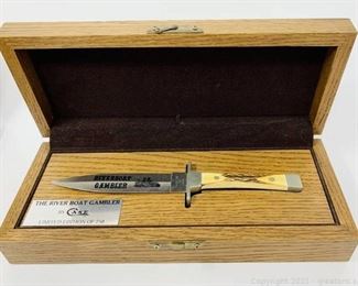Case XX 1986 Riverboat Gambler Boot Knife
