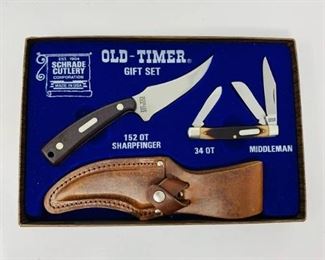 Schrade Old Timer Knife Gift Set