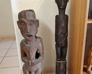 Ancestral Dayak Figure Sculpture Guardian Statue (Mythical Asia)