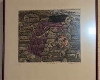 Juan Alcazar "Entre El Cielo Y La Tierra" LE 7/30 9 1/2 X 11 1/2', 2001